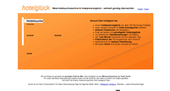 Desktop Screenshot of hotelglueck.de